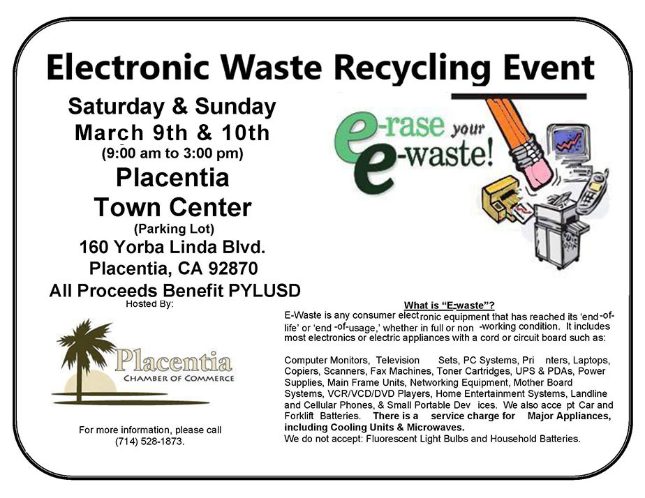 EWaste Placentia Chamber