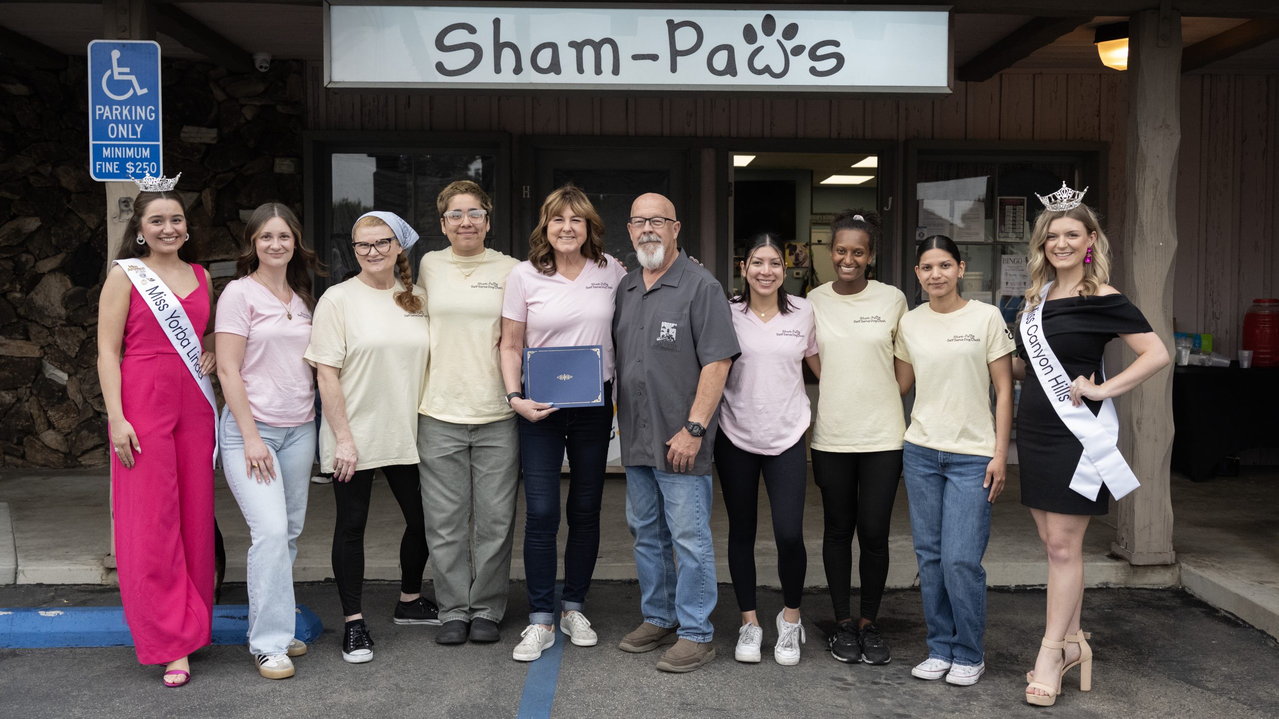 Sham Paws 5 Ribbon Cutting