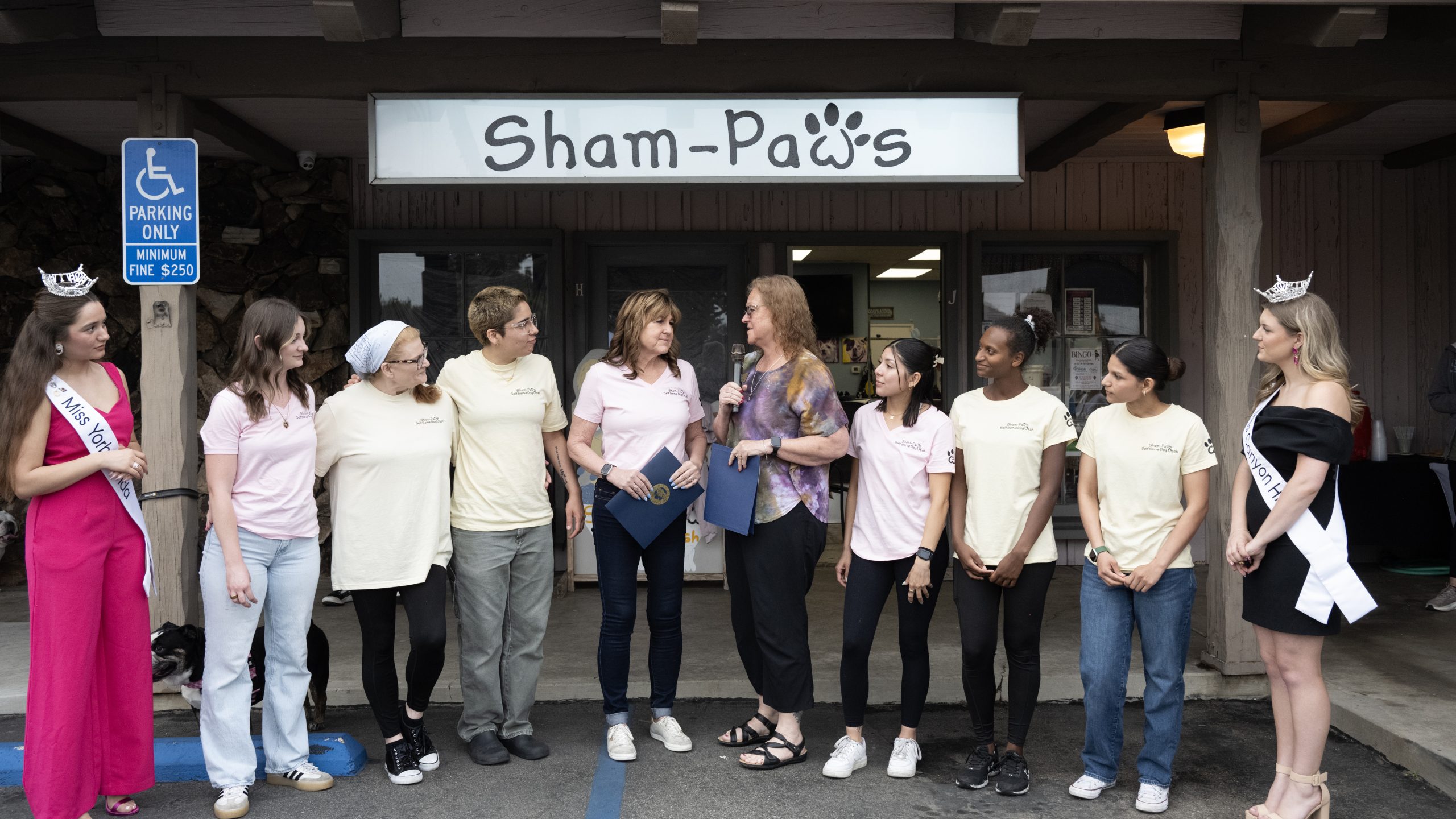 Sham Paws 5 Ribbon Cutting