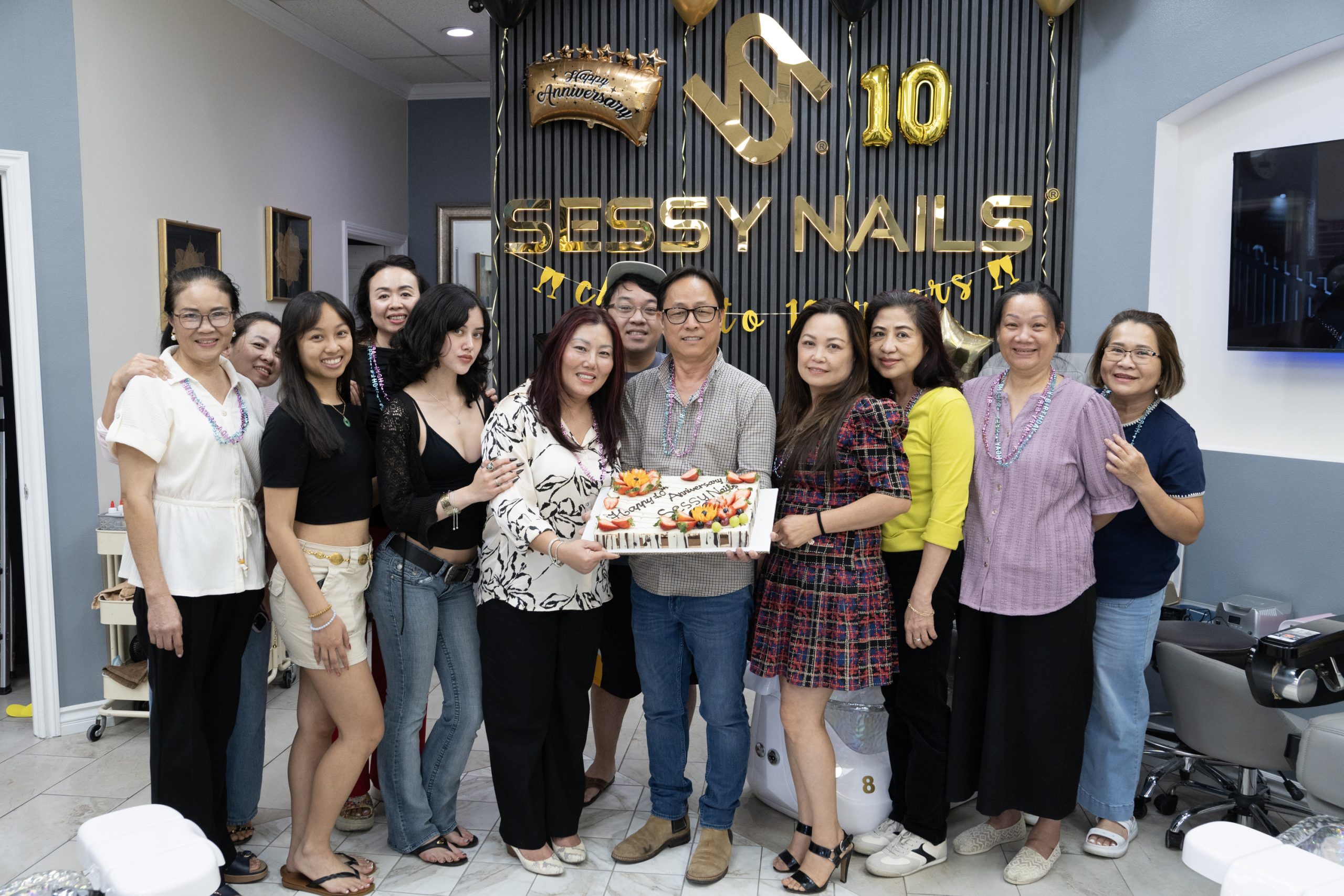 Sesssy Nails 10 Ribbon Cutting