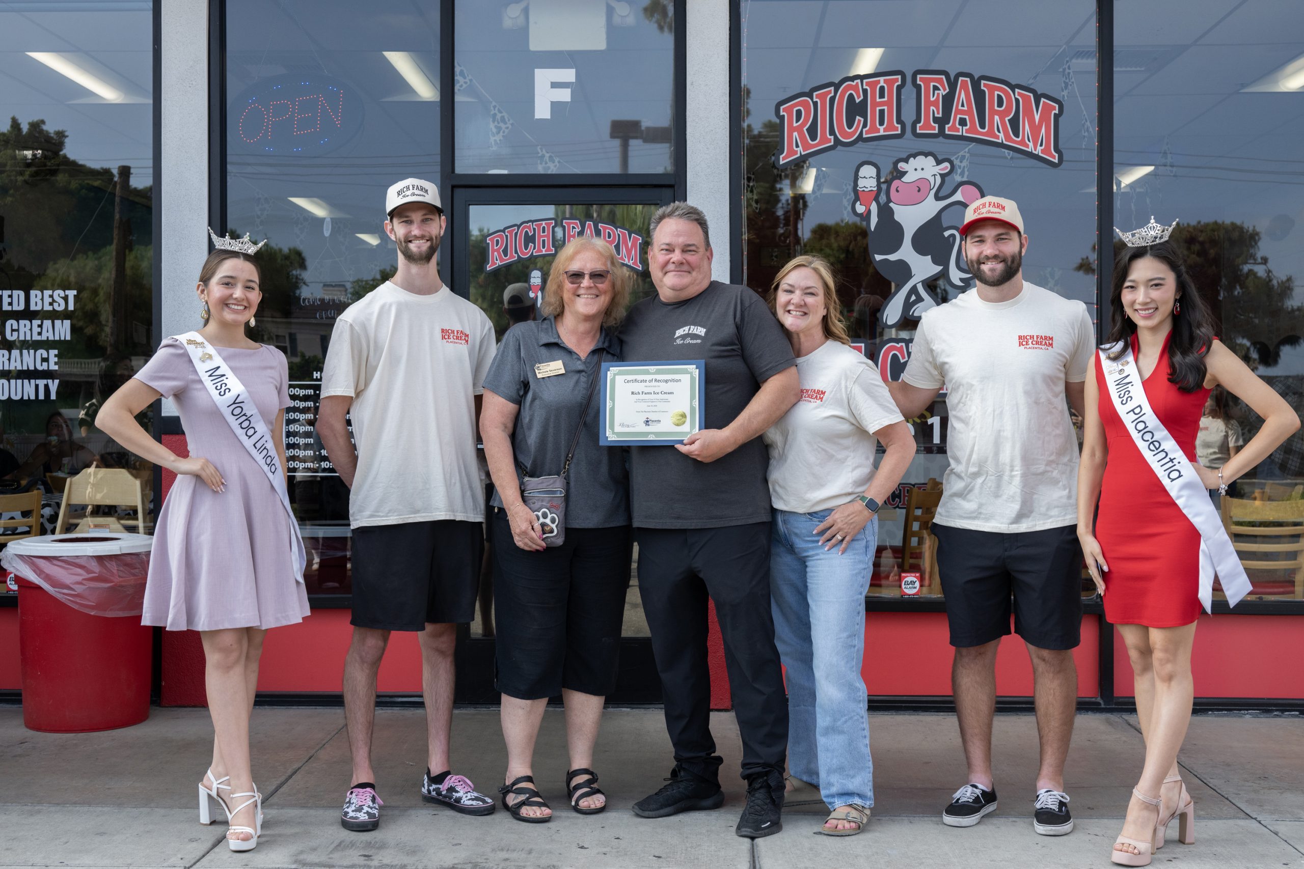 Rich Farm 10 Year Ribbon Cutting