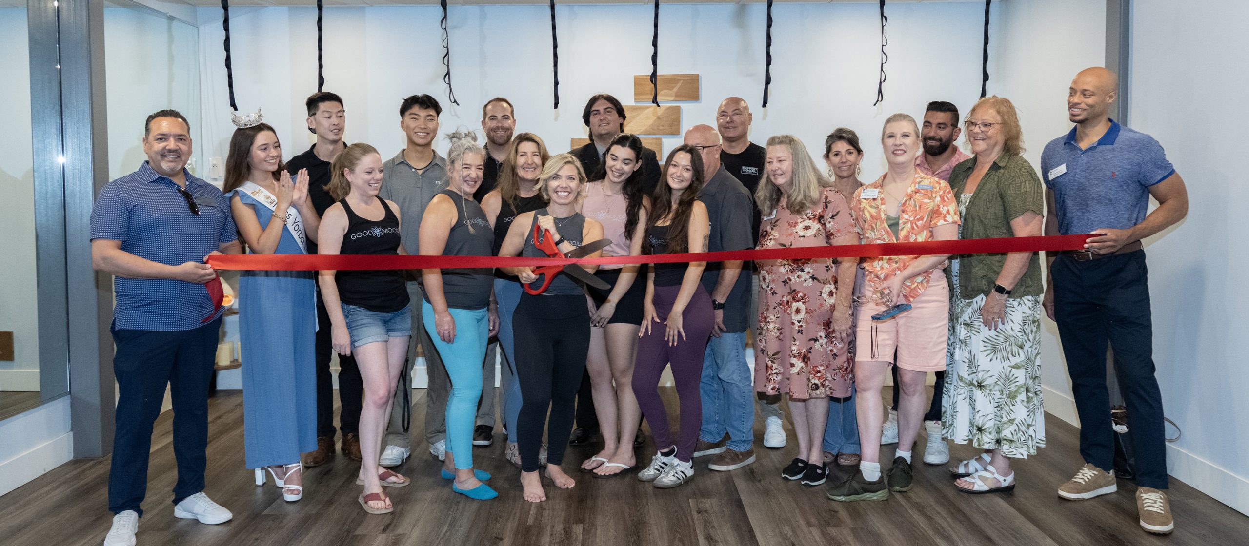 Good Moodra Trapeze Yoga 6 Year Ribbon Cutting