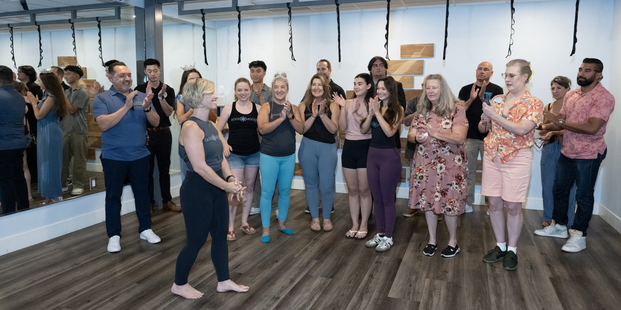 Good Moodra Trapeze Yoga 6 Year Ribbon Cutting