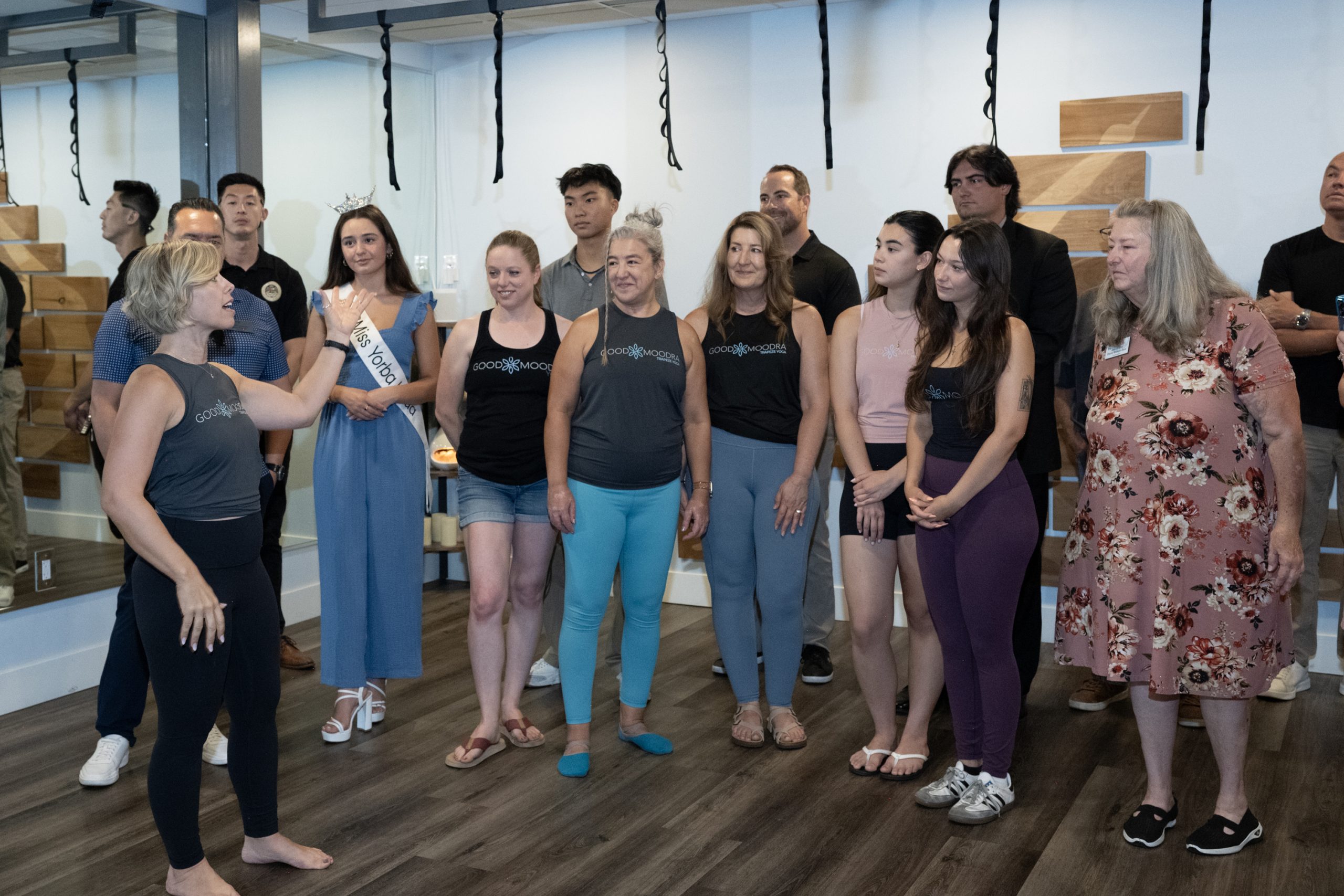 Good Moodra Trapeze Yoga 6 Year Ribbon Cutting